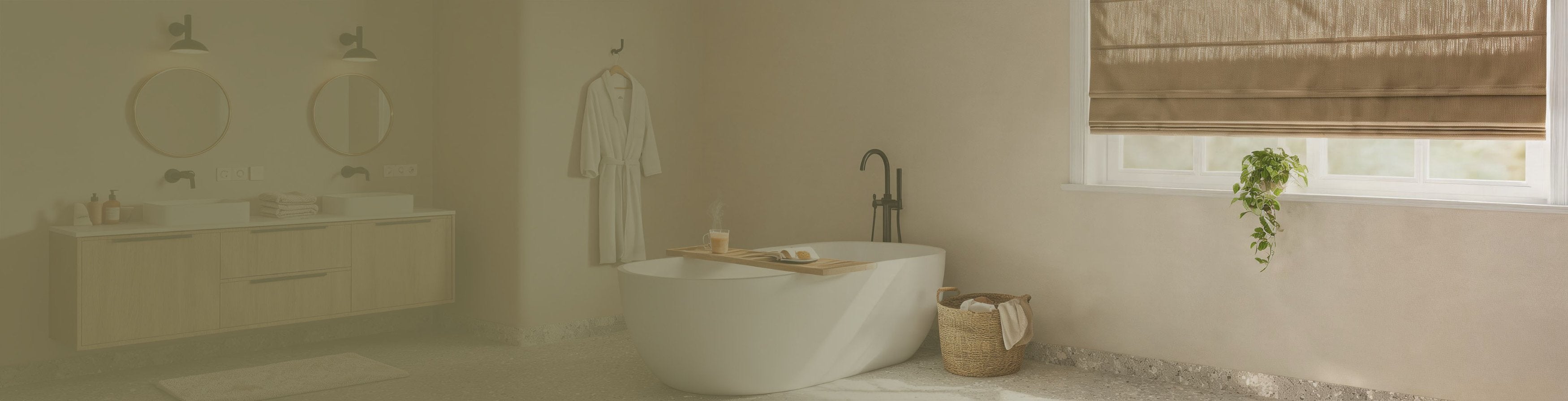 Roman Shade For Bath Room Collections