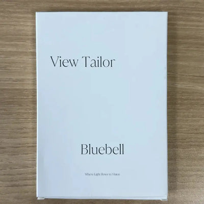 View Tailor Custom Cordless Linen Roman Shades & Drapery Booklet 5 Colors-Bluebell