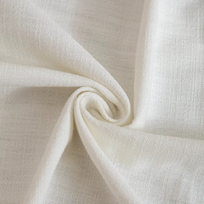 View Tailor Breeze Blackout No Drill Linen Blend Roman Shade Relaxed Fold