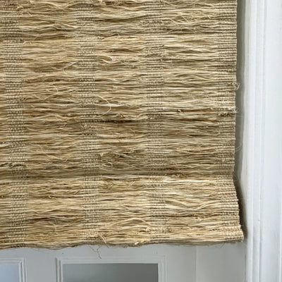 Hush Cordless No Drill Raw Grass Bamboo Shade
