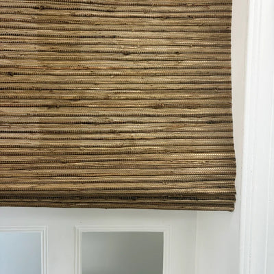 Hush Blackout No Drill Russet Bamboo Shade