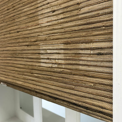 Hush Blackout No Drill Russet Bamboo Shade
