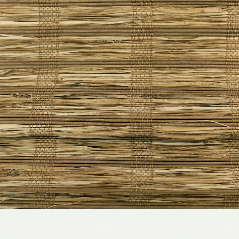 Hush Blackout No Drill Cedar Bamboo Shade