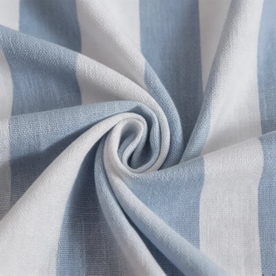 View Tailor Shoreline Blackout Cordless Cotton Roman Shade & Blinds for French Door