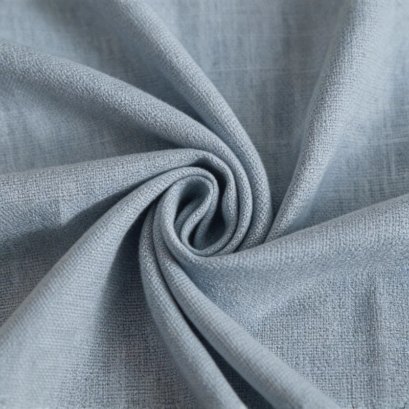 View Tailor Shoreline Blackout Cordless Cotton Roman Shade & Blinds for French Door