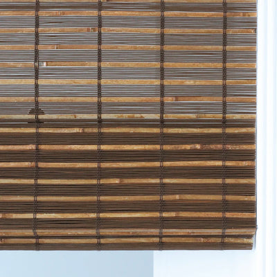 Silvan Blackout No Drill Rich Timber Bamboo Shade