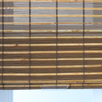Silvan Blackout No Drill Rich Timber Bamboo Shade
