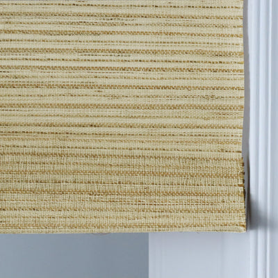 Veyra Blackout No Drill Flax Linen Bamboo Shade