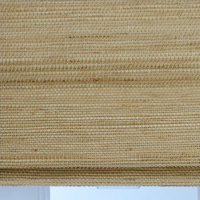View Tailor Veyra Cordless Blackout Sandy Linen Bamboo Shade