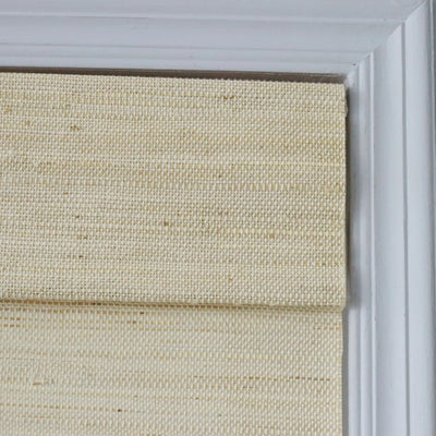 View Tailor Veyra Blackout No Drill Pale Flax Bamboo Shade