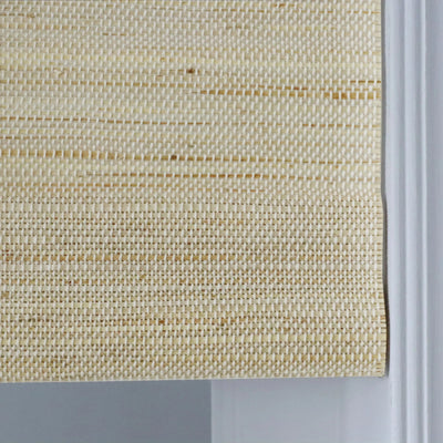 View Tailor Veyra Blackout No Drill Pale Flax Bamboo Shade