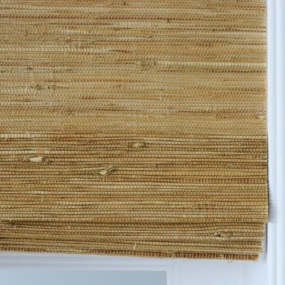 View Tailor Veyra Blackout No Drill Golden Dune Bamboo Shade