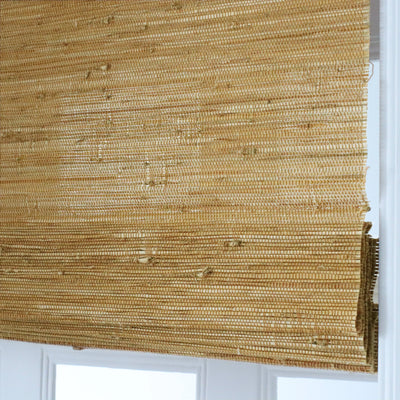 View Tailor Veyra Blackout No Drill Golden Dune Bamboo Shade