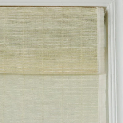 Wisper Cordless No Drill Flax Linen Bamboo Shade