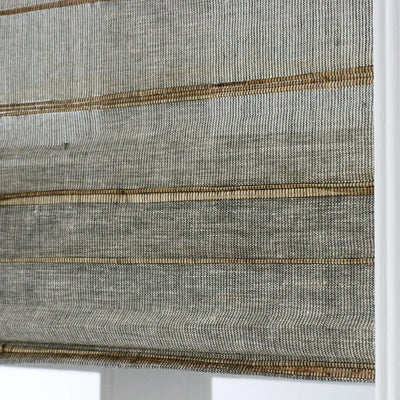 Wisper Cordless No Drill Onyx Bamboo Shade