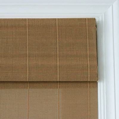 Wisper Blackout No Drill Sand Dune Bamboo Shade
