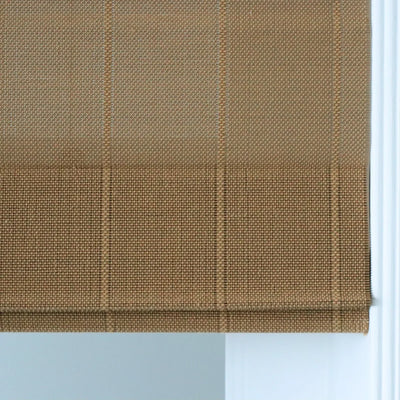 Wisper Blackout No Drill Sand Dune Bamboo Shade