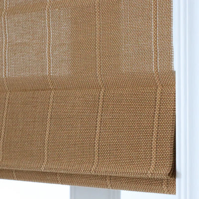 Wisper Blackout No Drill Sand Dune Bamboo Shade