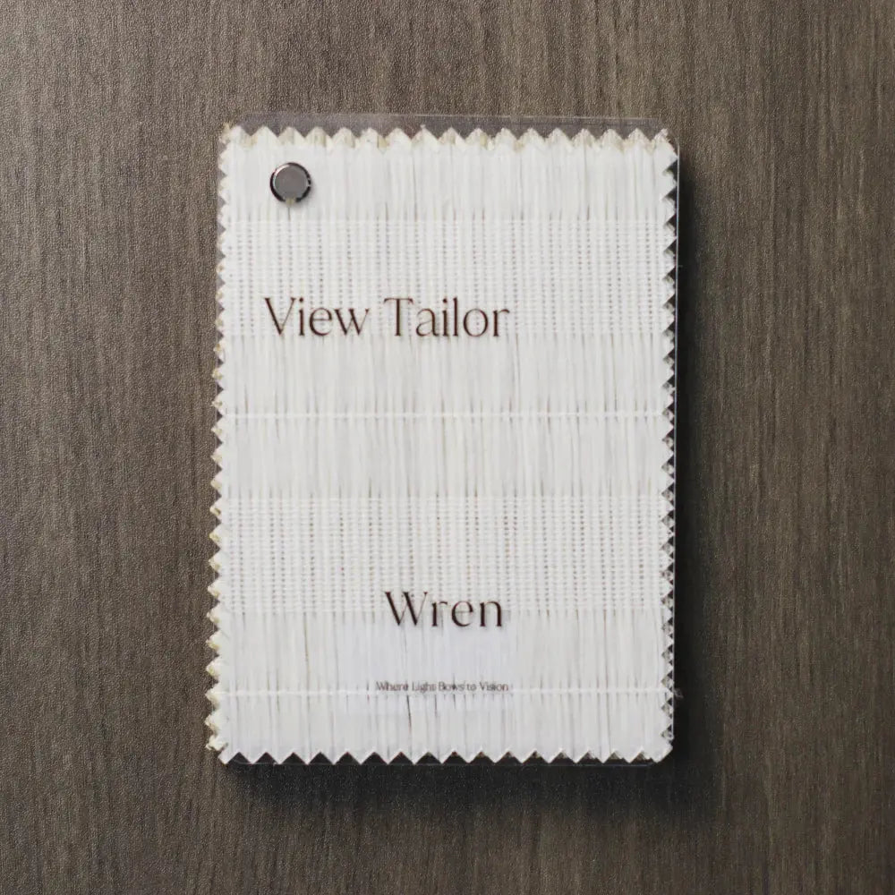 View Tailor Custom Natural Jute Woven Roller Shades Fabric Sample & Swatches Kits 15 Colors-Wren