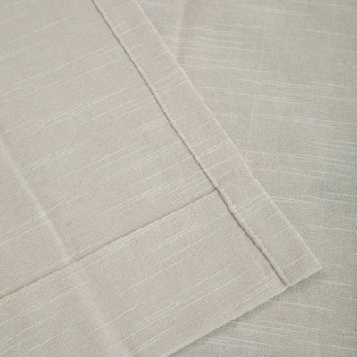 Jasmine Blackout Thermal Natural Linen Drape Soft Top