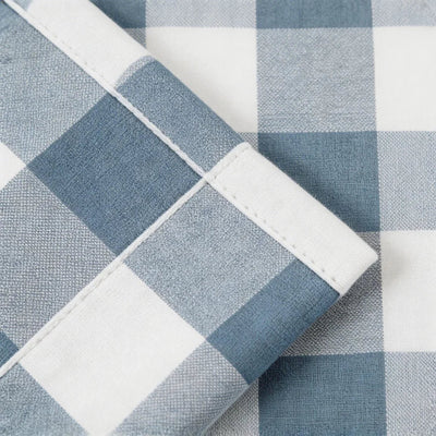 Shoreline Grid Thermal  Cotton Blend Drape Grommet