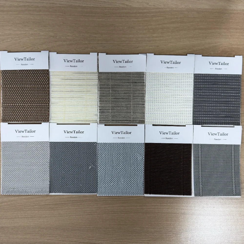 Reeden Bamboo Woven Shade Swatches Kits 10 Colors