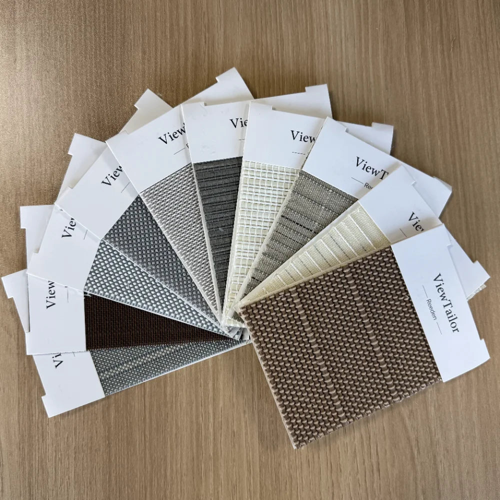 Reeden Bamboo Woven Shade Swatches Kits 10 Colors