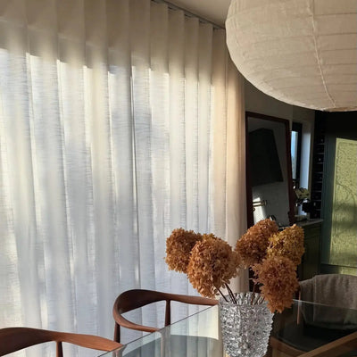 View Tailor Ruby Custom Linen Drape Pleated