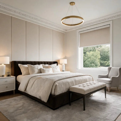Nora Motorized Blackout Thermal Roller Shade