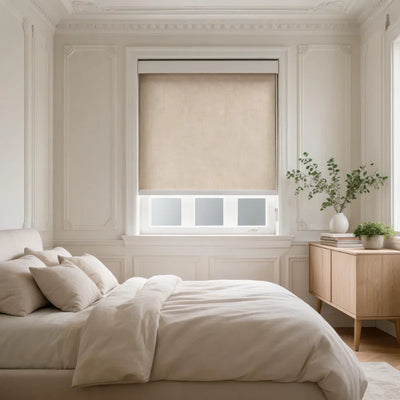 Nora Motorized Blackout Thermal Roller Shade