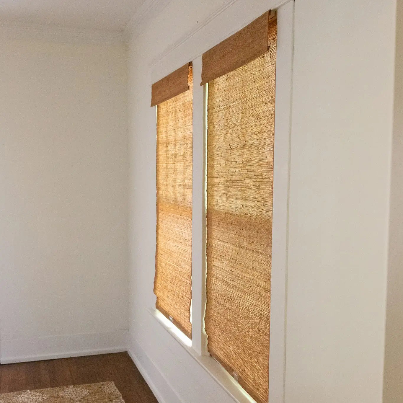 Veyra Blackout No Drill Golden Dune Bamboo Shade View Tailor