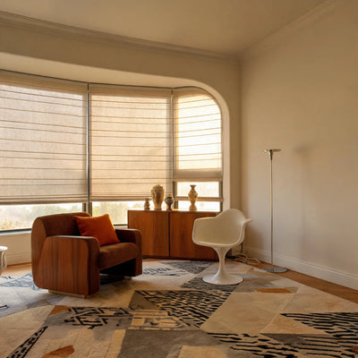 Wren Blackout Jute Roller Shade Lift Cord