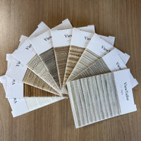 Veyra Bamboo Woven Shade Swatches Kits 10 Colors