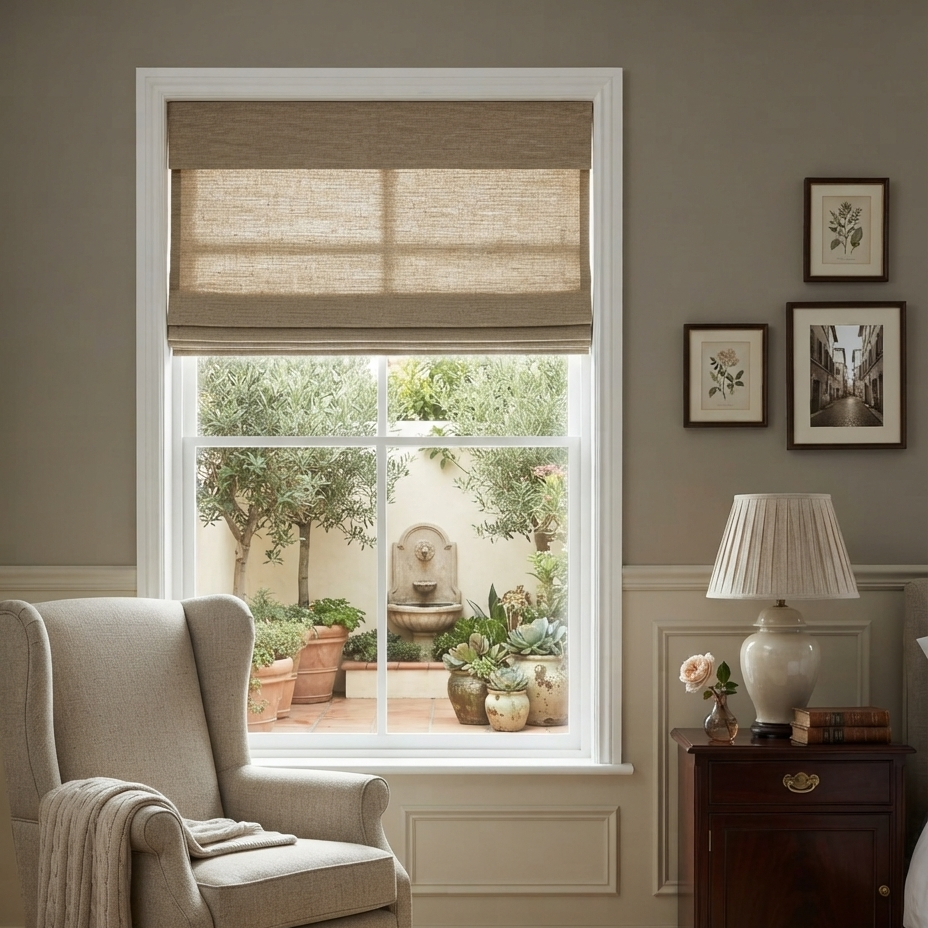 View Tailor Auralo Cordless Grain Bamboo Shade