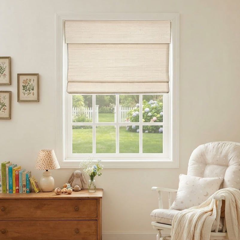 View Tailor Silvan Cordless Blackout Pale Birch Bamboo Shade