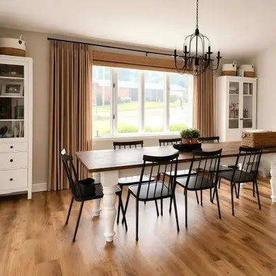 View Tailor Veyra Premium Custom Natural Woven Blackout Cordless Bamboo Shade Golden Dune