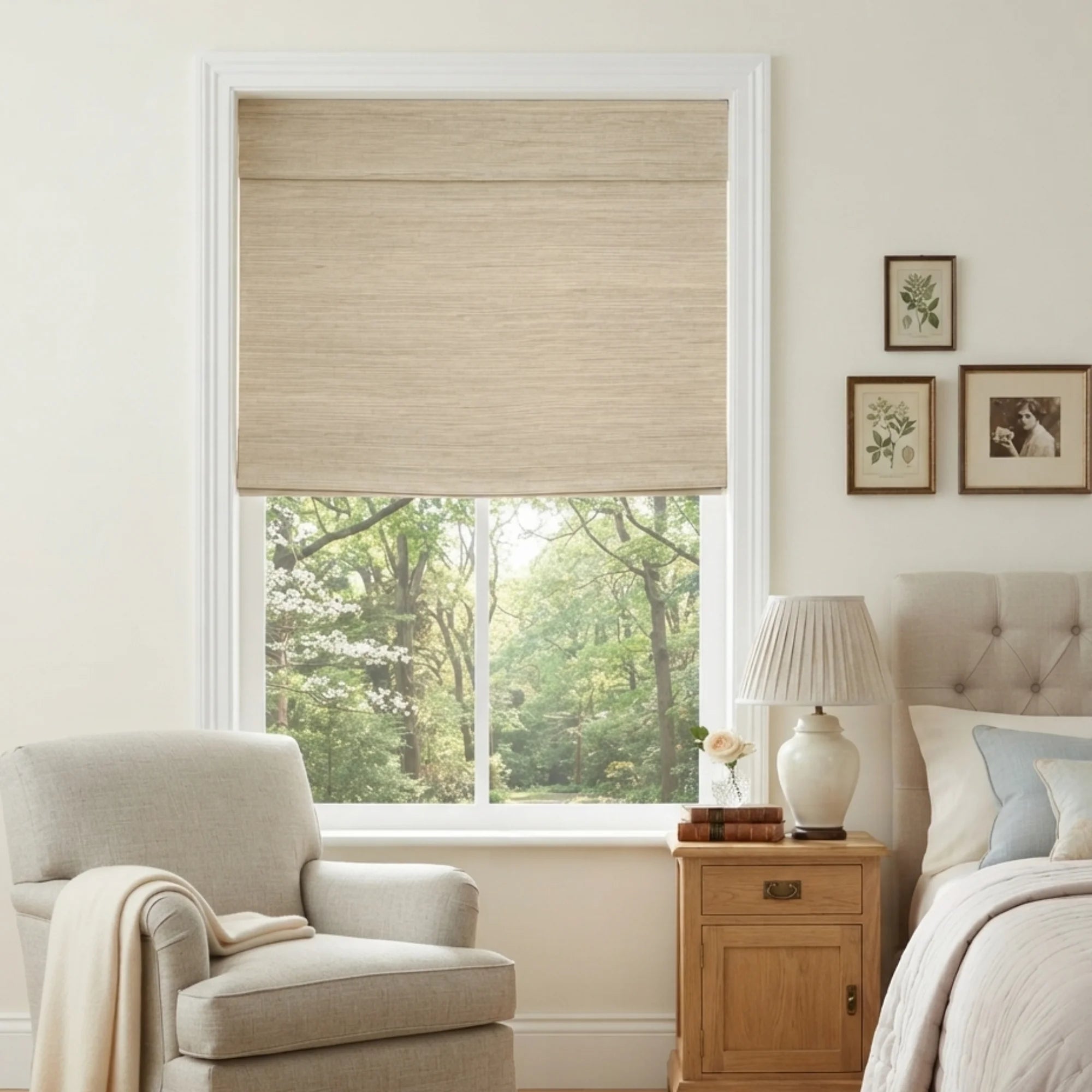 View Tailor Wisper Cordless Wheat Bamboo Shade